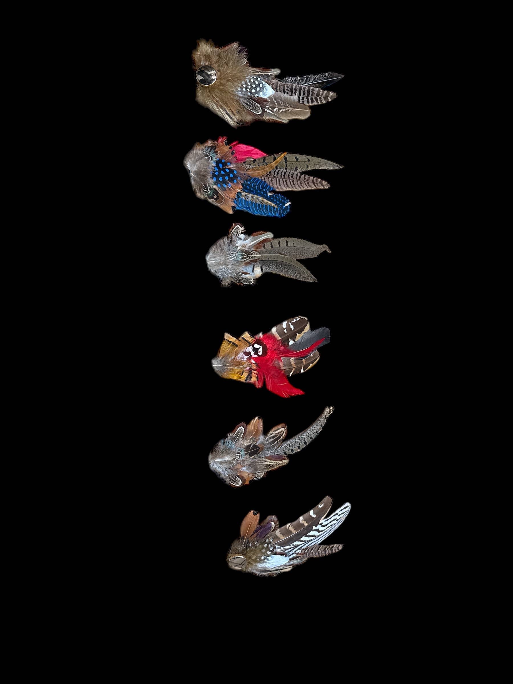 Decorative Side Hat Feathers (Out of SHOTGUN CASING)