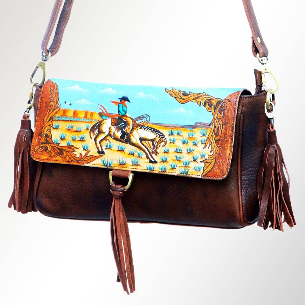 Crossbody Genuine Western Leather Women Bag